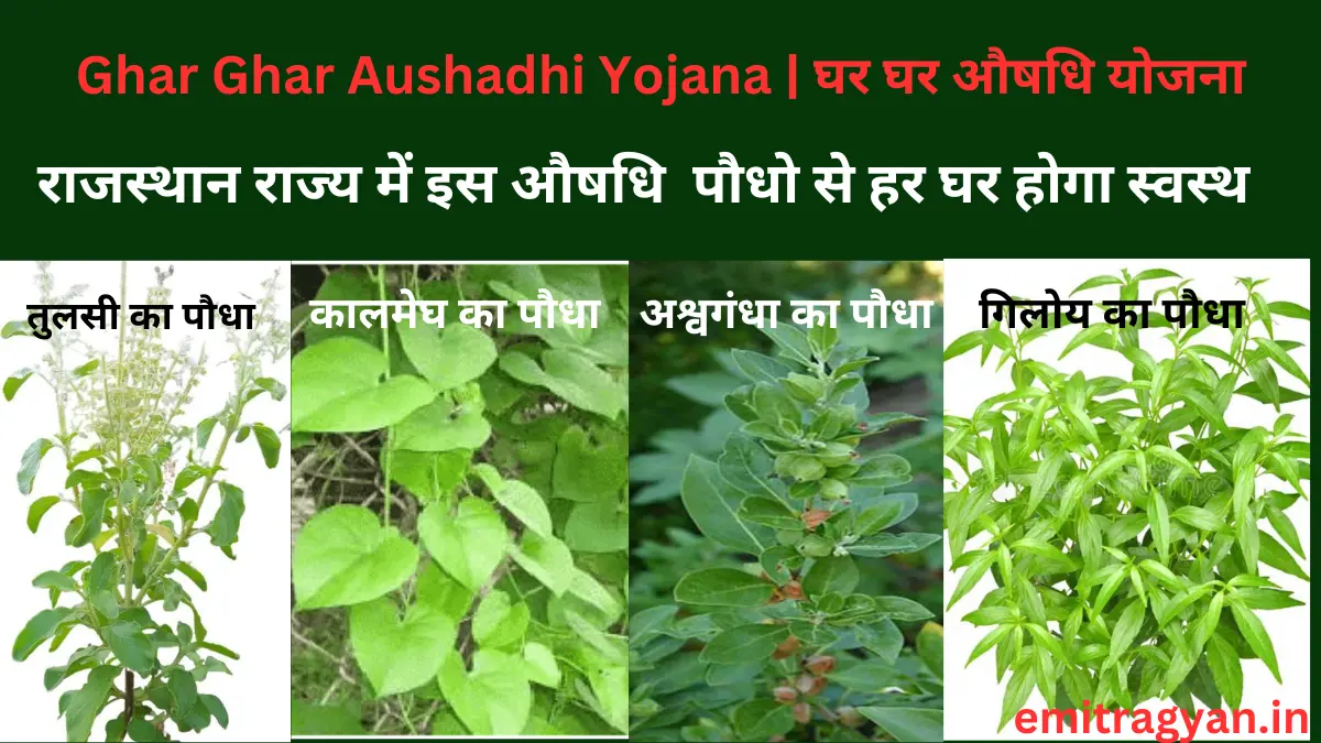 Ghar Ghar Aushadhi Yojana घर घर औषधि योजना