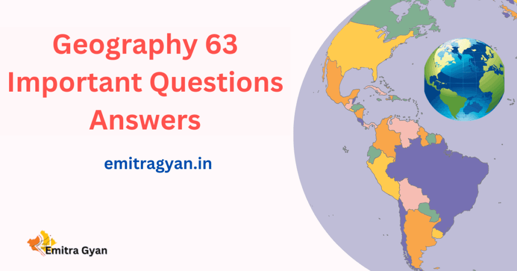 Geography Questions Answers