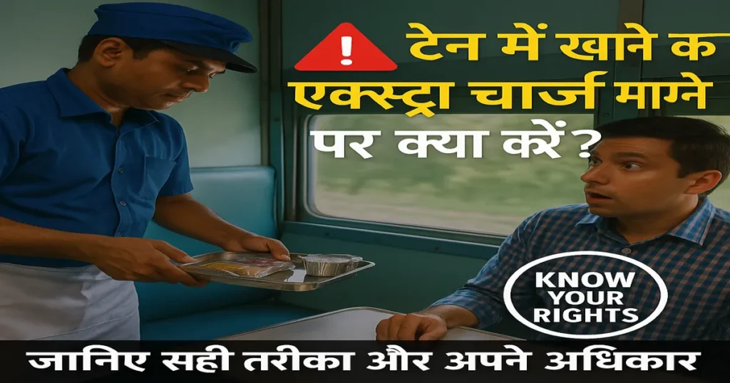 ट्रेन में खाने का एक्स्ट्रा चार्ज मांगने पर क्या करें? जानिए सही तरीका और अपने अधिकार
