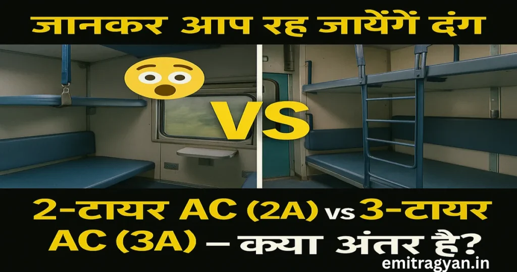 2-टायर AC (2A) vs 3-टायर AC (3A)