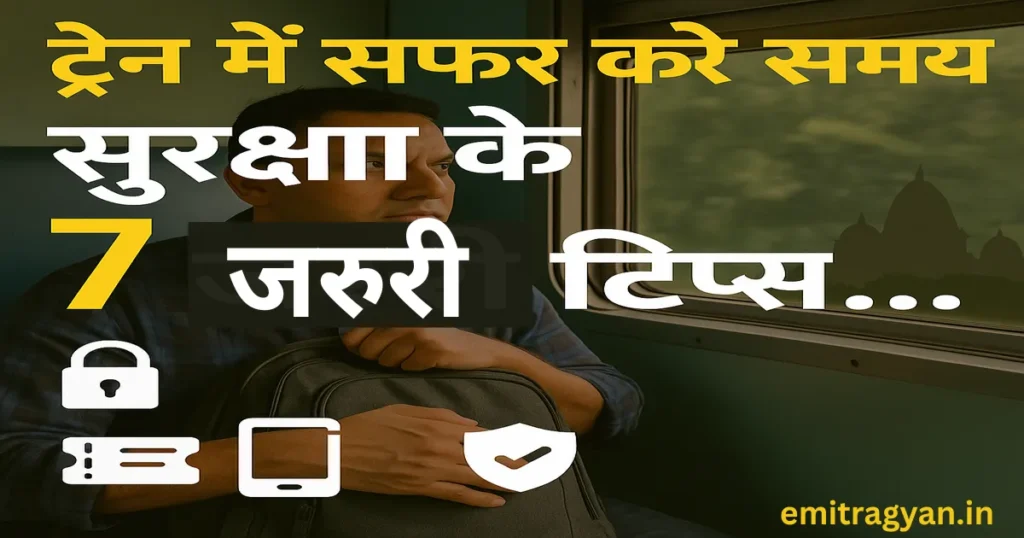 ट्रेन में सफर करते समय सुरक्षा के 7 जरूरी टिप्स