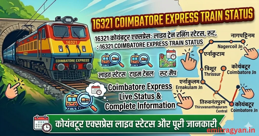 16321 coimbatore express train status