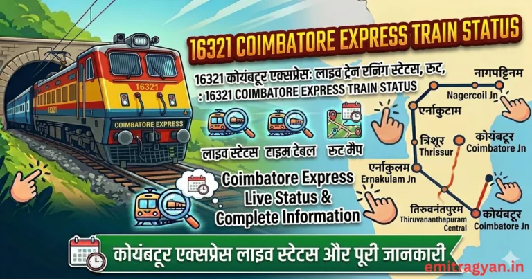 16321 coimbatore express train status