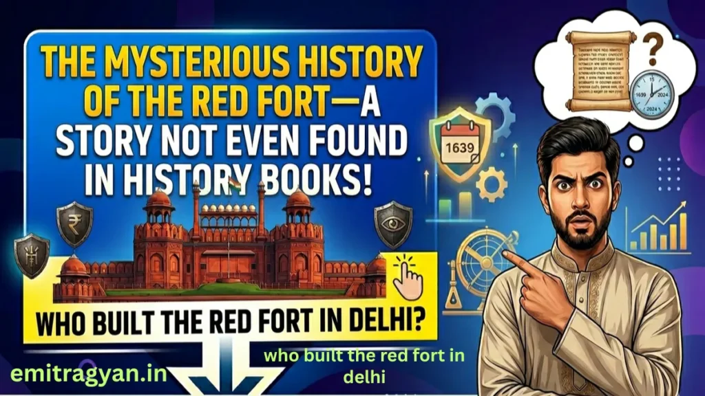 who built the red fort in delhi