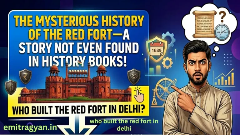 who built the red fort in delhi